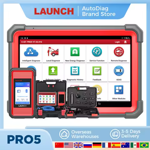 LAUNCH X431 PRO5 Diagnostic Tools ECU Programming Tool with J2534 SmartBox/SmartLink OBD2 Scanner OB
