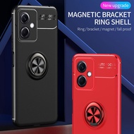 Magnetic Car Holder Case For Xiaomi Mi 14 13 12 11 13T 12T 11T 10T 9T Redmi Note 13 12 12S 11 11S 10 10s 9 9s 8 13C 12C 10A 10C 9T 9A 9C Poco X5 X4 X3 M4 M3 F5 F4 F3 F2 Pro Mix Color Ring Bracket Back Cover Finger Ring All-in-one Cases