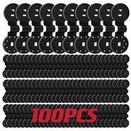Hisiya 100Pcs Shade Cloth Clips Lock Grip Reusable Tarp Clips Sunshade Hook Clips