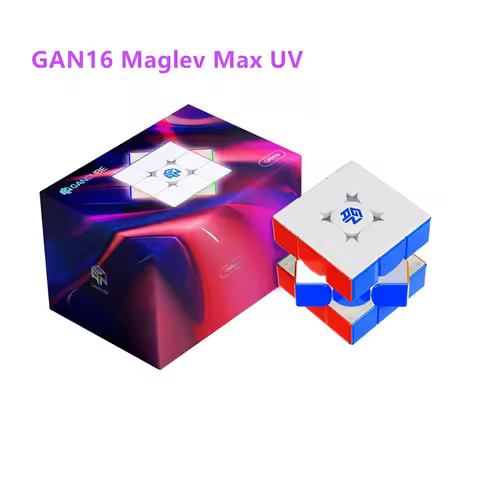 GAN16 Maglev Max UV 3x3x3 Magnetic Cube Flagship Cube Professional Puzzle Children Gift Gan 16 Cubo 