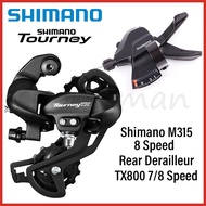 Shimano Altus SL-M315 Shifter Groupset 3x8-Speed MTB RD-TX800 Rear Derailleur  6/7/8-Speed FD-TX800 