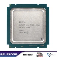 ใช้ Intel Xeon 2697 V2 2.7GHz 30M QPI 8GT/S LGA 2011 SR19H C2 E5 2697v 2เครื่องประมวลผลซีพียู100% การทำงานปกติ CPD