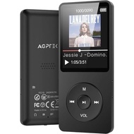 AGPTEK A02PL 64GB MP3 Player, 70 Hours Playback Lossless Sound Music Player, Supports up to 128GB(Bl