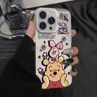 Winnie the P00h&Piggy-case VIVO series Compatible For Vivo Y20 Y28 Y17s Y15 Y12s Y22 Y11 Y17 Y12 Y15