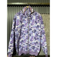 BAPE LILAC CAMO ZIPPER HOODIE