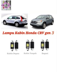 Lampu kabin Honda CRV gen 3 Led plafon bagasi 1set