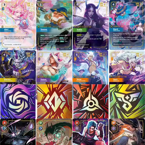 All Series Origins Spiritforged Signature Ogn Spf Showcase Riftbound League of Legends High Quality 