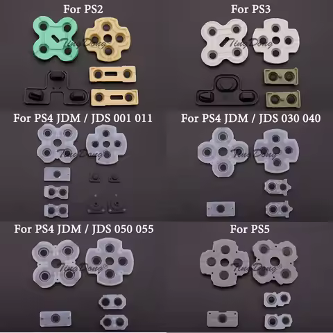 Silicone Conductive Rubber D Pads For PS4 JDS JDM 001 011 030 040 050 for PS2 PS3 PS4 PS5 Controller