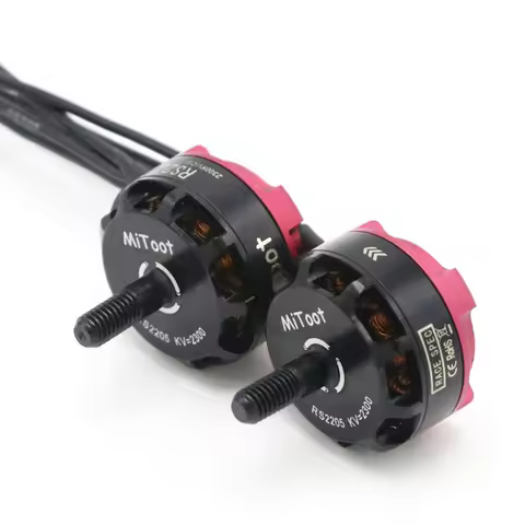 Rctosky 1 / 2 / 4pcs Mitoot RS2205 2300KV 2600KV Brushless Motor CW CCW for Rc QAV200 210 250 FPV Qu