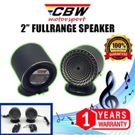 🇲🇾Ready Stock‼️🇲🇾CBW 2 Full Range Speaker with bass Dome Tweeter  Car Loudspeaker Fullrange Midrange
