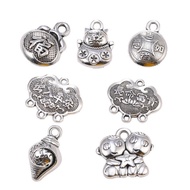 Jewelry Retro Wholesale Pendant Pendant Lucky Bag Safe Alloy Accessories Necklace Accessories Handma