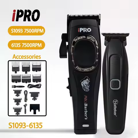 Professional S1093 6135 Men's Hair Clipper 7500RPM Gradient Hair Trimmer Barber Shop Shaver DLC FADE