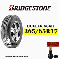 BRIDGESTONE DUELER 684 H/T - 265/65R17 for PickUp and SUV (MADE IN THAILAND)