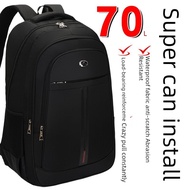beg sekolah beg sekolah lelaki Men Men Backpack Large-Capacity Business Travel Backpack 70L Outdoor 