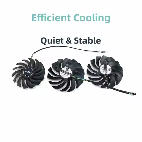 PC VGA Cooling Fan for MSI RTX 2080 TI GAMING X TRIO 2070 SUPER Graphics Video Card Cooler PLD09210S