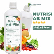 Pupuk Nutrisi AB Mix Sayuran Daun Cair 1 Liter Pekat Purie Garden