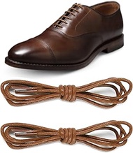 Dress Shoe Laces for AE Oxford, 2MM Thin Waxed Round Premium Shoelaces Mens Replacement Shoe Strings