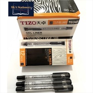 Ballpoint Pen/Ballpoint/Pen/Ballpen Tizo 340 1.0 Black Blue (Dozen)