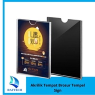 Acrylic Brochure Holder Sign Holder A4