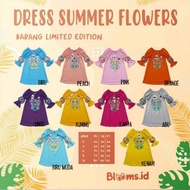 Summer Flowers Girls Dress Blooms.id 2-10T