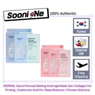 [DERMAL Seoul☆Korea] Seoul Face Melting Hydrogel Mask Set/  Collagen Face Mask Pack / Firming / Hyal