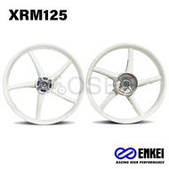 Enkei Mags 5 Spokes 522 Mags for Wave110 XRM110 XRM125 1.4x1.4x17 (pair)