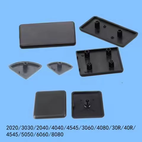 10pcs ALuminum profile end cap 2020 2040 3030 3060 4040 4545 4080 8080 Plastic End Cap Cover Plate b