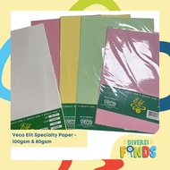 5 packs or 50 sheets Elit Vellum Paper 80gsm and 100gsm Colored Paper