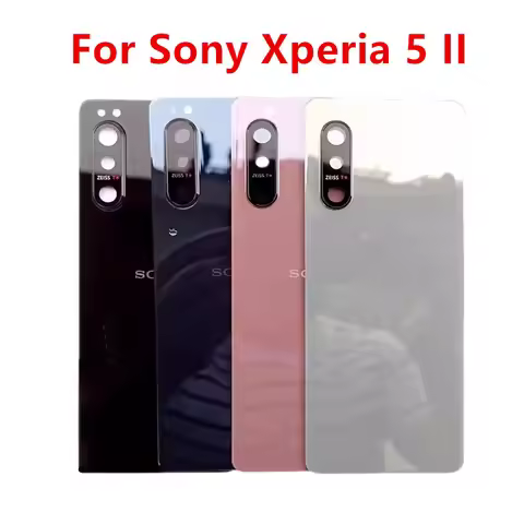 Xperia5ii 5ii Housing For Sony Xperia 5 ii Battery Back Cover Repair Replace Door Rear Case + Camera