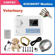 CONTEC ECG100GVET Veterinary Electrocardiograph Single Channel 12 Lead EKG Machine Printer