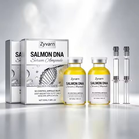 Salmon DNA Gold Ampoule Skin Booster Serum Advanced Skincare Deep Repair Renew Skin Brighten Tone St