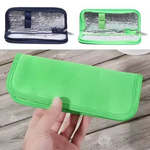 1PC Portable Diabetic Insulin Cooling Bag Protector Pill Refrigerated Ice Pack Medical Cooler Insula
