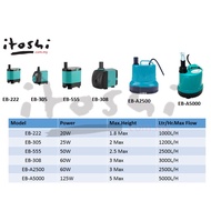 ITOSHI EBANG Aquarium Water Pump Submersible Pond Fountain Hydroponic EB222 Pam Air Akuarium Ikan