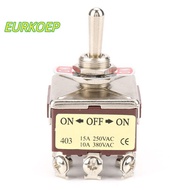 MAILE Heavy Duty Toggle​​, ON//ON Three-position Rocker Control Button Mechanism for Mechanical Syst