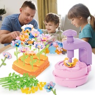 Toys for Girls 3 4 5 6 7 8 9 10 Years Old, DIY Craft Kits for Kids, Fabric Flower Bouquets for Girls