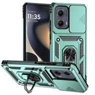 Phone Case For Motorola Moto G 5G GPlay Power Stylus EDGE 2024 Cases Ring Holder Armor Shockproof Co