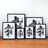 SG Stock Aluminum Alloy Photo Frame 3R 4R 5R 6R 8R A4 A3 Picture Frame Table Wall Display Graduation