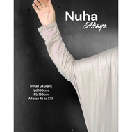Nuha Abaya | Abaya Set Syar'i Batwing Spandex Cotton Rayon