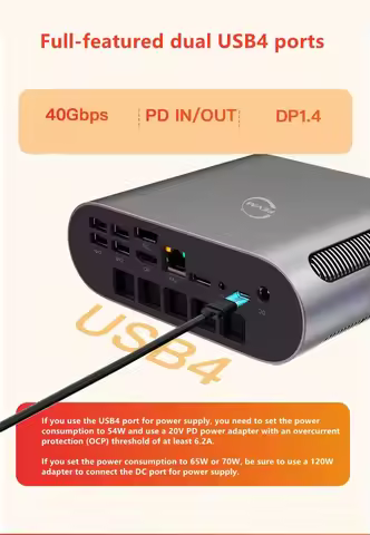SZBOX Ryzen 7 8845HS Mini PC AMD AI Mini PC Windows 11 DDR5 5600Mhz NVme SSD Desktop Gaming Computer