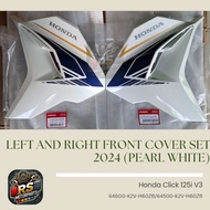 Honda Genuine Front Side Cover 2024 (Pearl White) Click 125i V3, 64600-K2V-H60ZB/64500-K2V-H60ZB