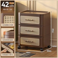 Others - 抽屜式收納櫃 免安裝客廳零食櫃 臥室落地式帶輪床頭櫃 可移動收納箱（快遞送貨上門）