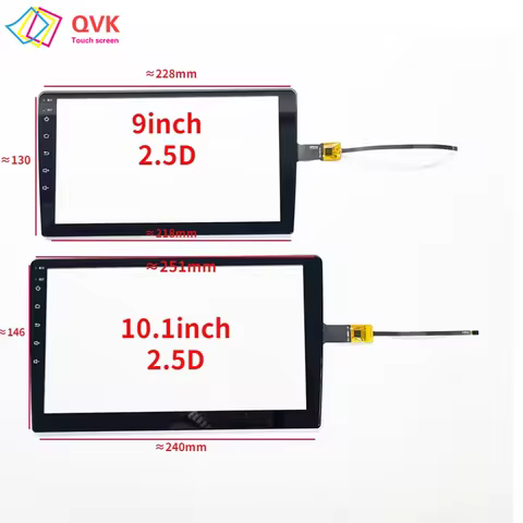 Black 9/10.1Inch For FD070PS0625A-FPC-V01 FD101GS0035A-V4.0 Car Capacitive Touch Screen Digitizer Se