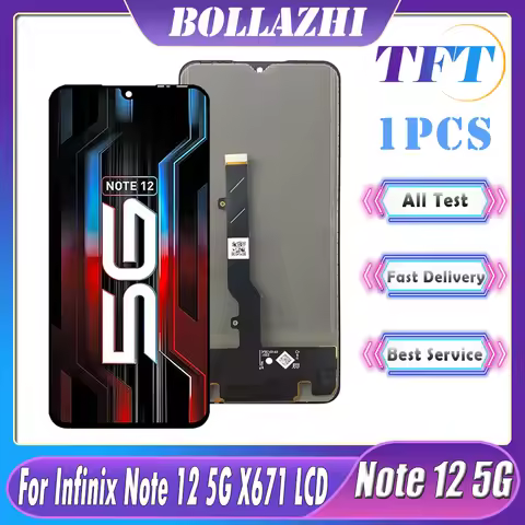 6.7" TFT For Infinix Note 12 Pro 5G LCD X671B Display Touch Screen Digitizer Assembly For Infinix No