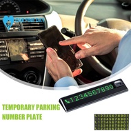 Temporary Parking Number Plate Luminous Temporary Parking Plate Phone J4e4