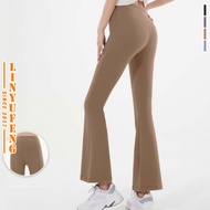 Flare Long Pants Women Legging Elastic High Waist Korean Style Slim fit Sport Fitness Yoga Hiking Jo