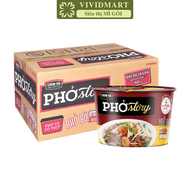 [THÙNG 12 TÔ] - MASAN - Chin-su Phở Story tô (có thịt thật) hương vị Phở bò Chinsu Phở bò Story tô P