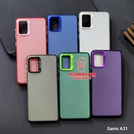 SAMSUNG A31 CASE IMD HYBRID PLATE HOLOGRAM CASE SOCOOL SAMSUNG A31