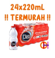 Air Mineral Cleo botol galon 220 330 550 1500 mL 19L 19 Liter