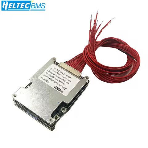 Heltecbms bms 14s 48v lithium 60a 40a 11s 12s 13s bms 48v 18650/21700 lithium battery protetcion boa