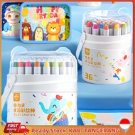 Washable Twist Crayon 24/36/48 Color Crayon For Kids Non-Toxic Washable Art Drawing Pastel Oil Crayo